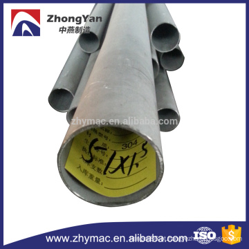 ASTM A312 304 aço inoxidável Pipe preçário, tubulação soldada do aço inoxidável